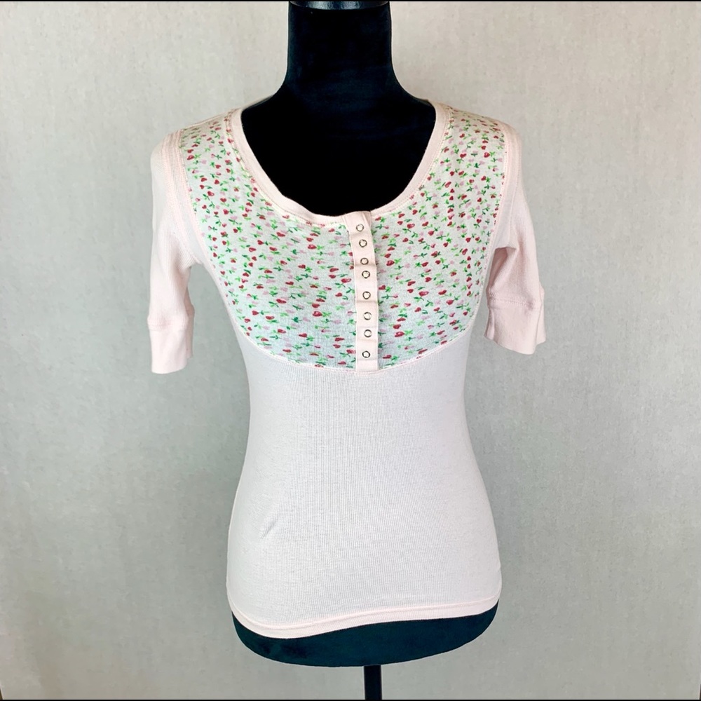 Pink Henley